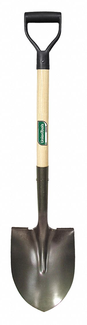 Round Point Shovel, D-Grip Handle