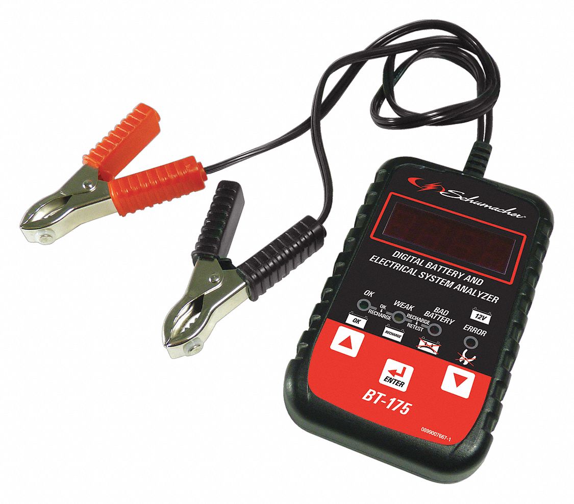 BT175 Schumacher 12V Digital Battery Tester — Partsource