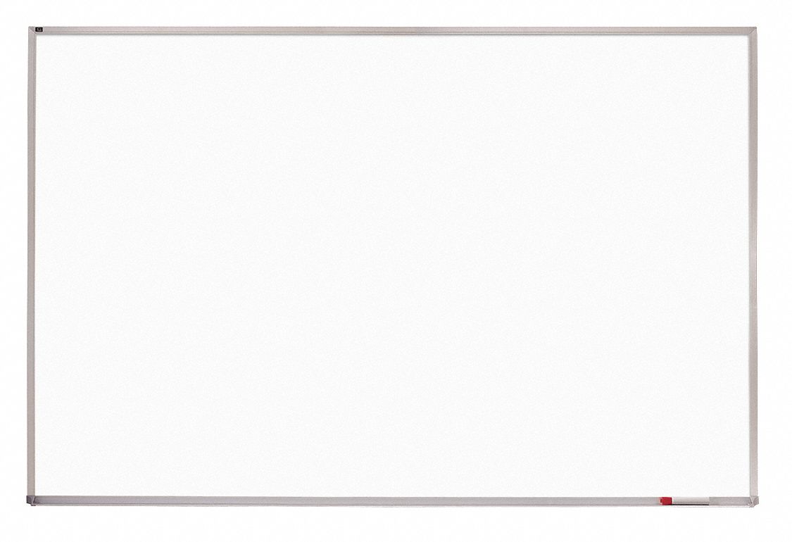 Whiteboard,4ft.x8ft.,Porc,Aluminum 56YV83PPA408 Grainger