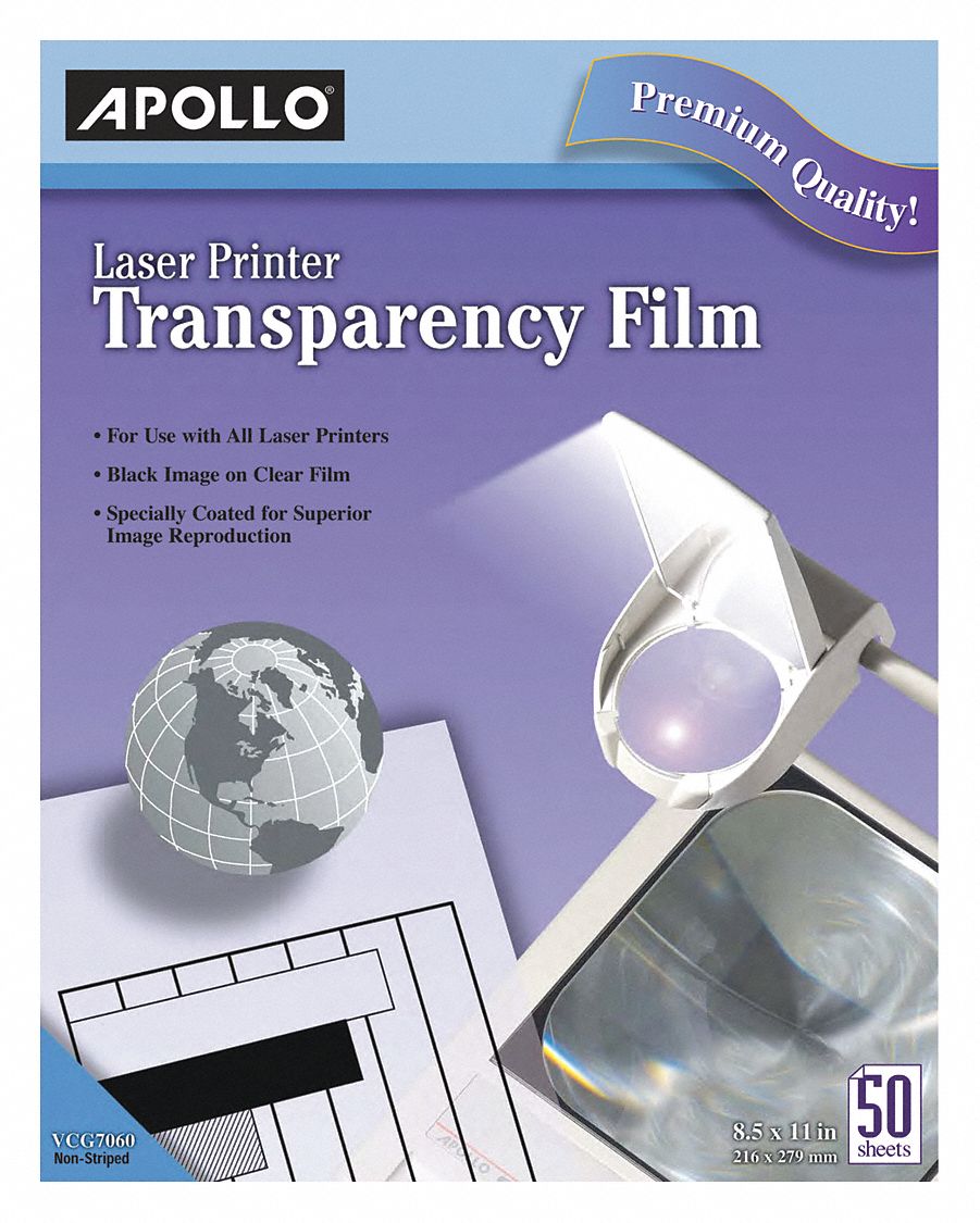 Laserjet on sale transparency paper