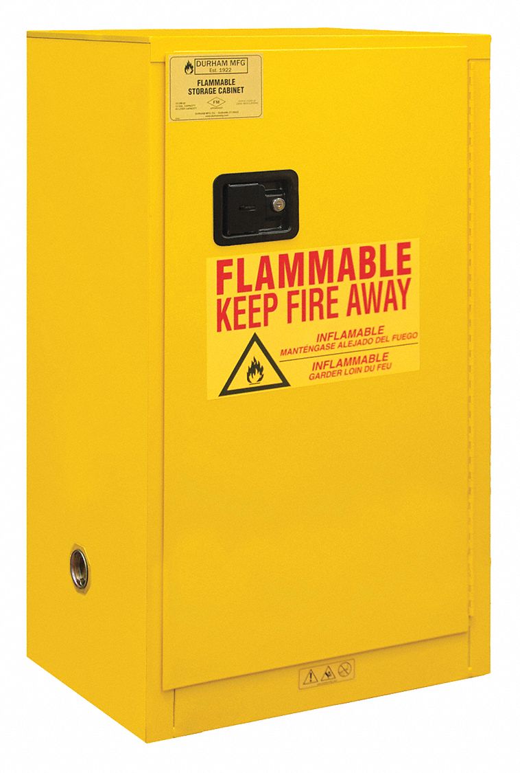 Safety Cabinet, Manual Close, 16 gal.