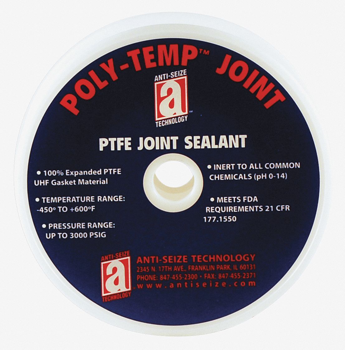 Joint Sealant PTFE Gasket 3/8 X 50ft.