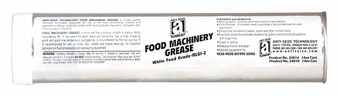 Food Grade Lubricant/Grease 14oz. Cart