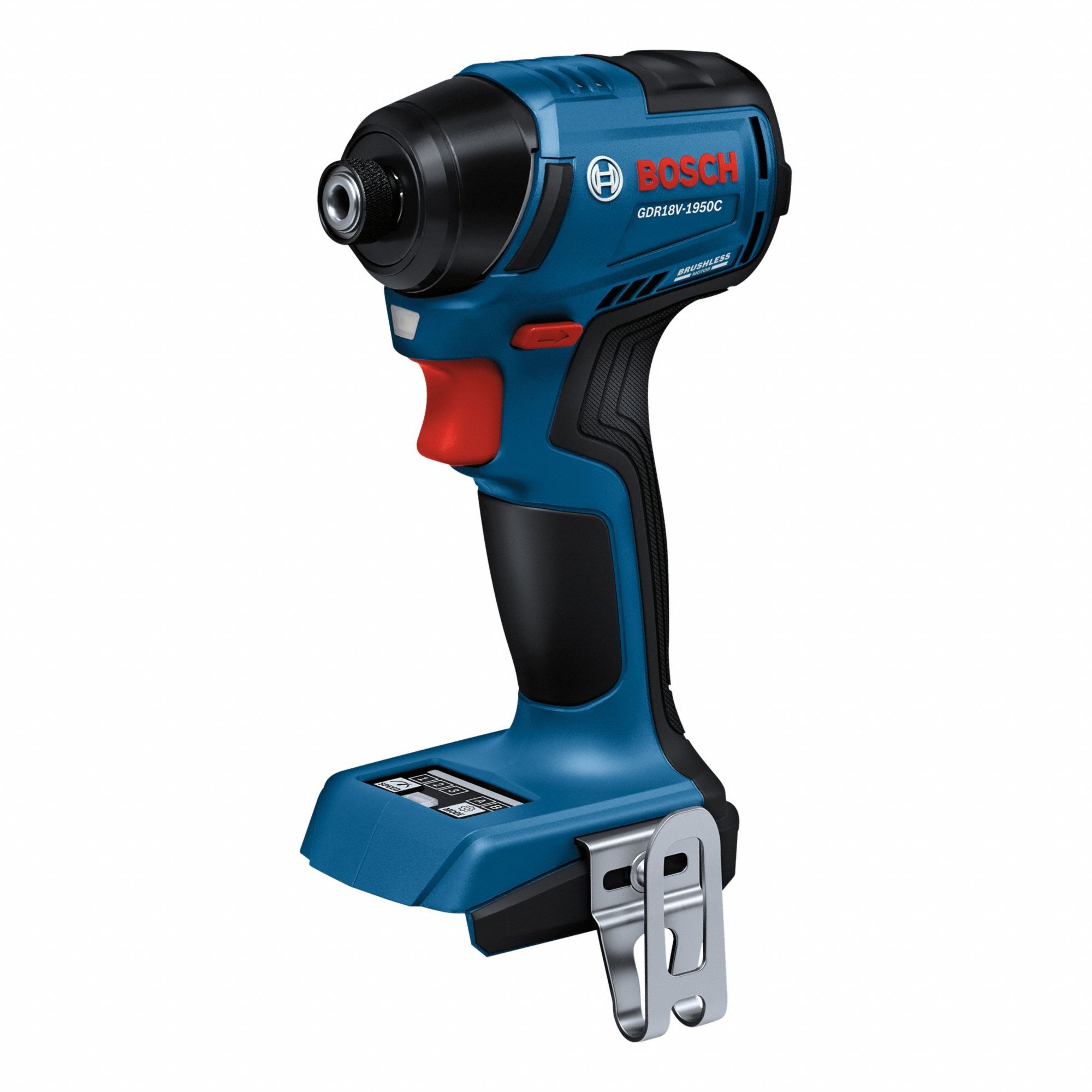 Impact Driver: 1, 950 in-lb Max. Torque, Brushless, Pistol Grip, 18 V DC Volt, 1/4 in Drive Size