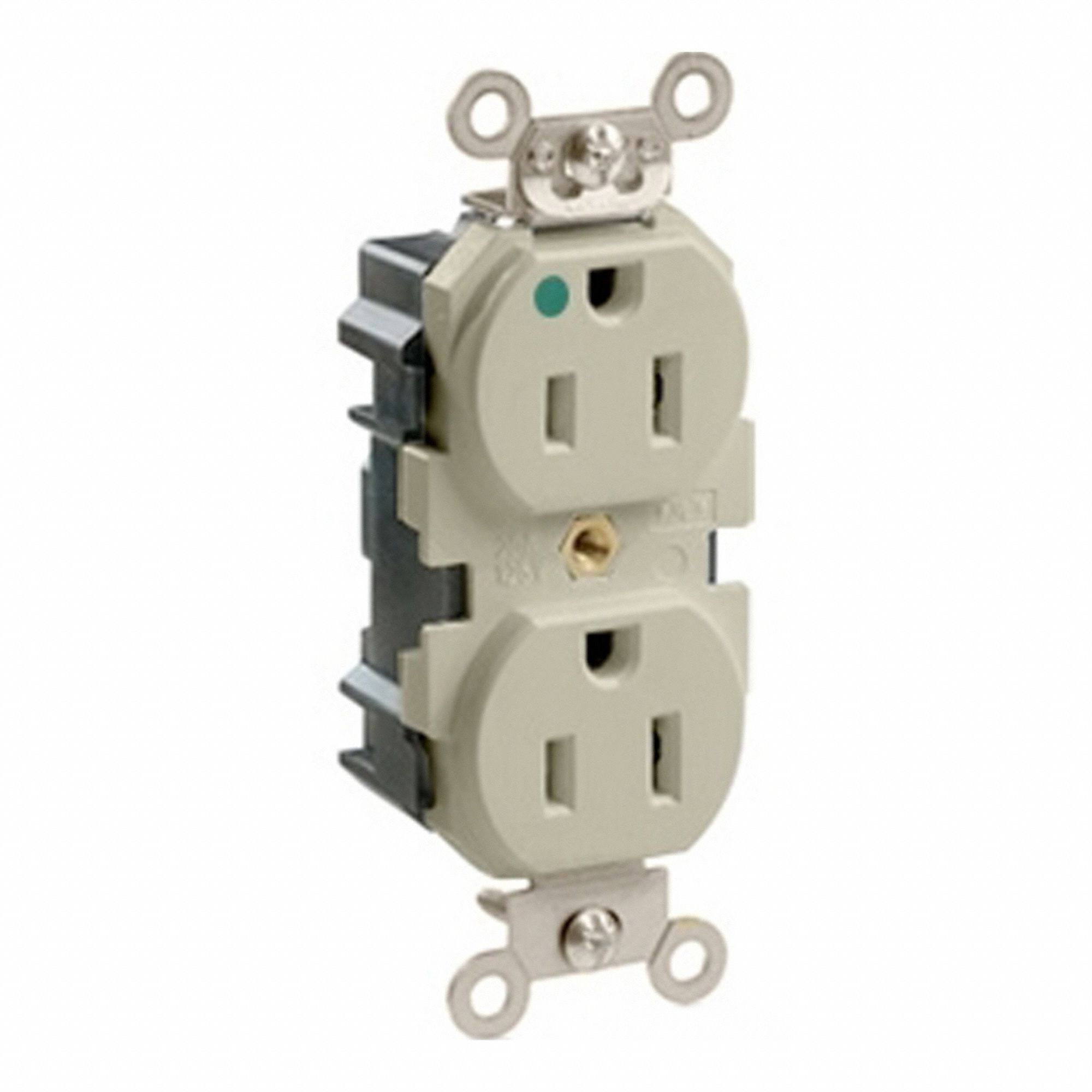 Lev-Lok Dup 15A 125V HG/TR Ivr