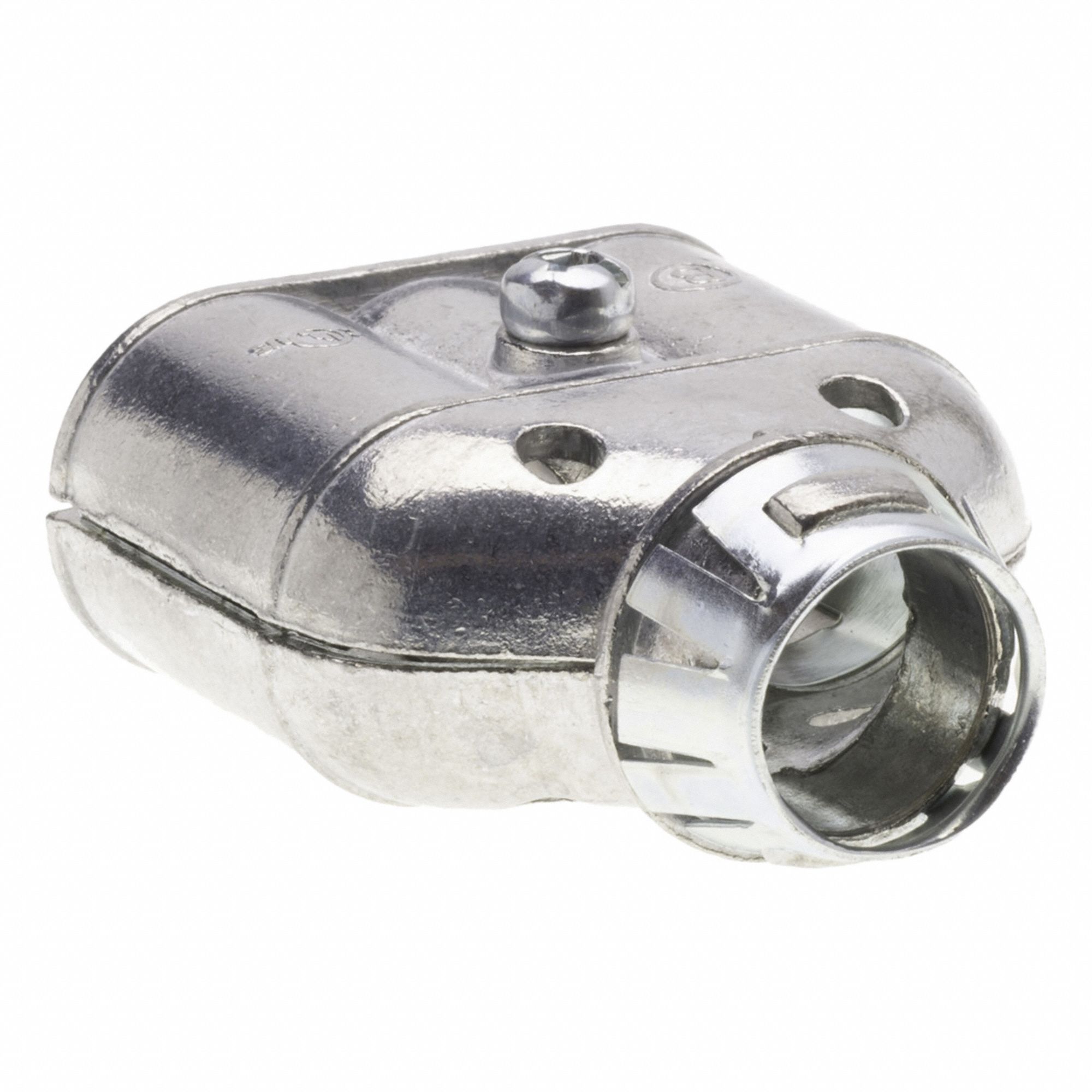 Screw Strap Connector, Silver, Duplex