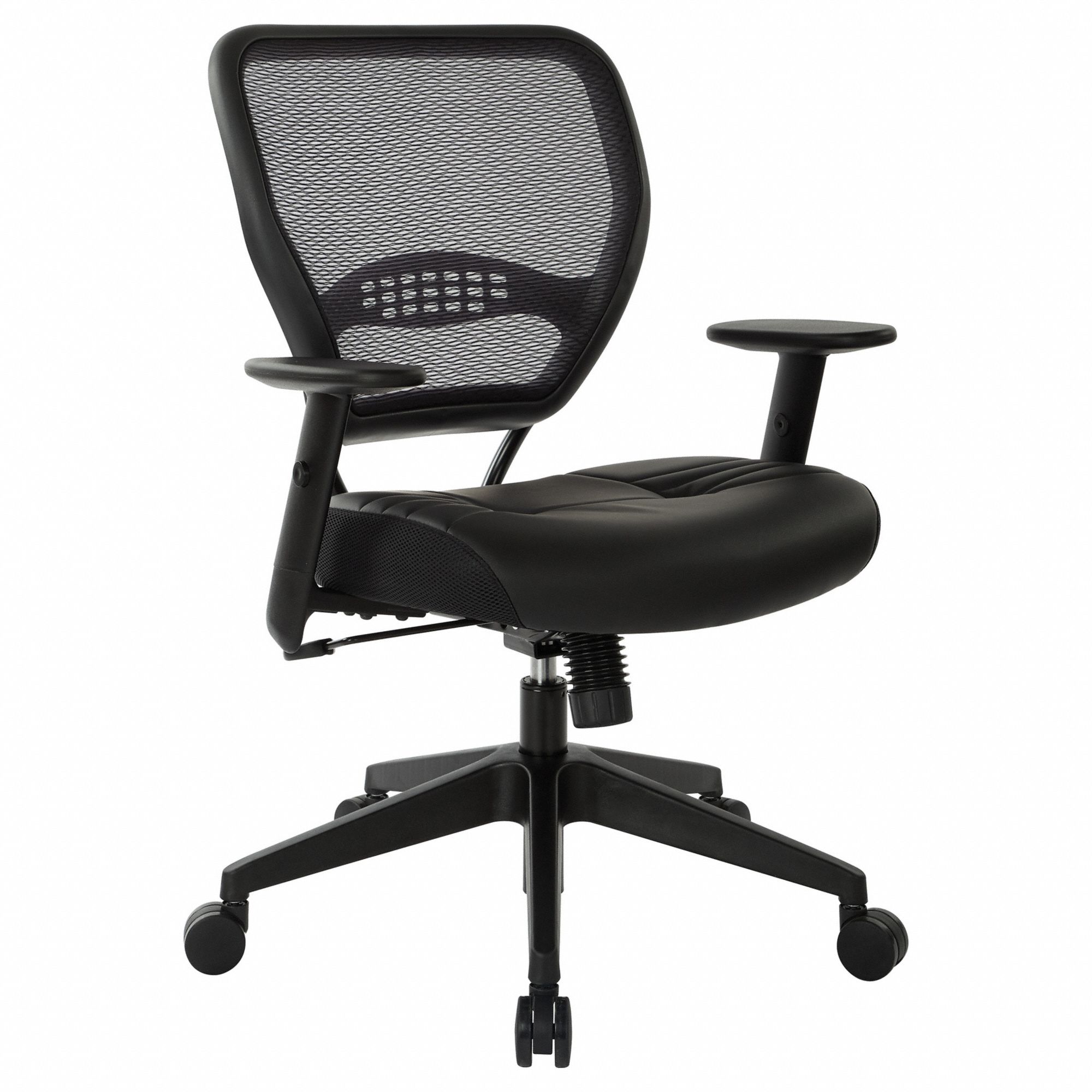 OFFICE STAR 5700E Office Chair,42 in H,Black 15Z316