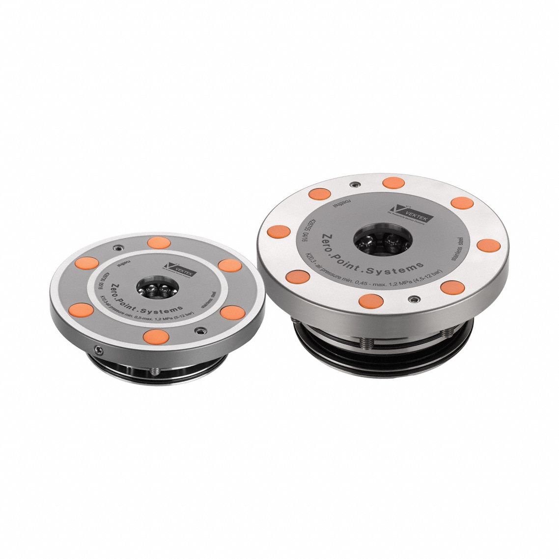 VEKTEK, KP20.3 Nominal Size, Pneumatic Opening, Zero Point Installation ...