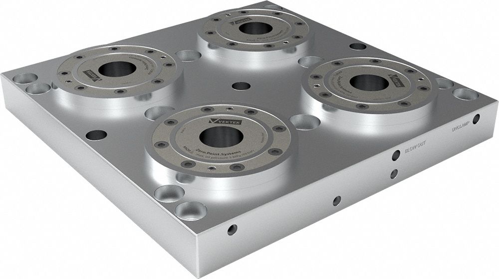 VEKTEK, Rectangular, Steel, Fixture Plates - 911K10|572041 - Grainger