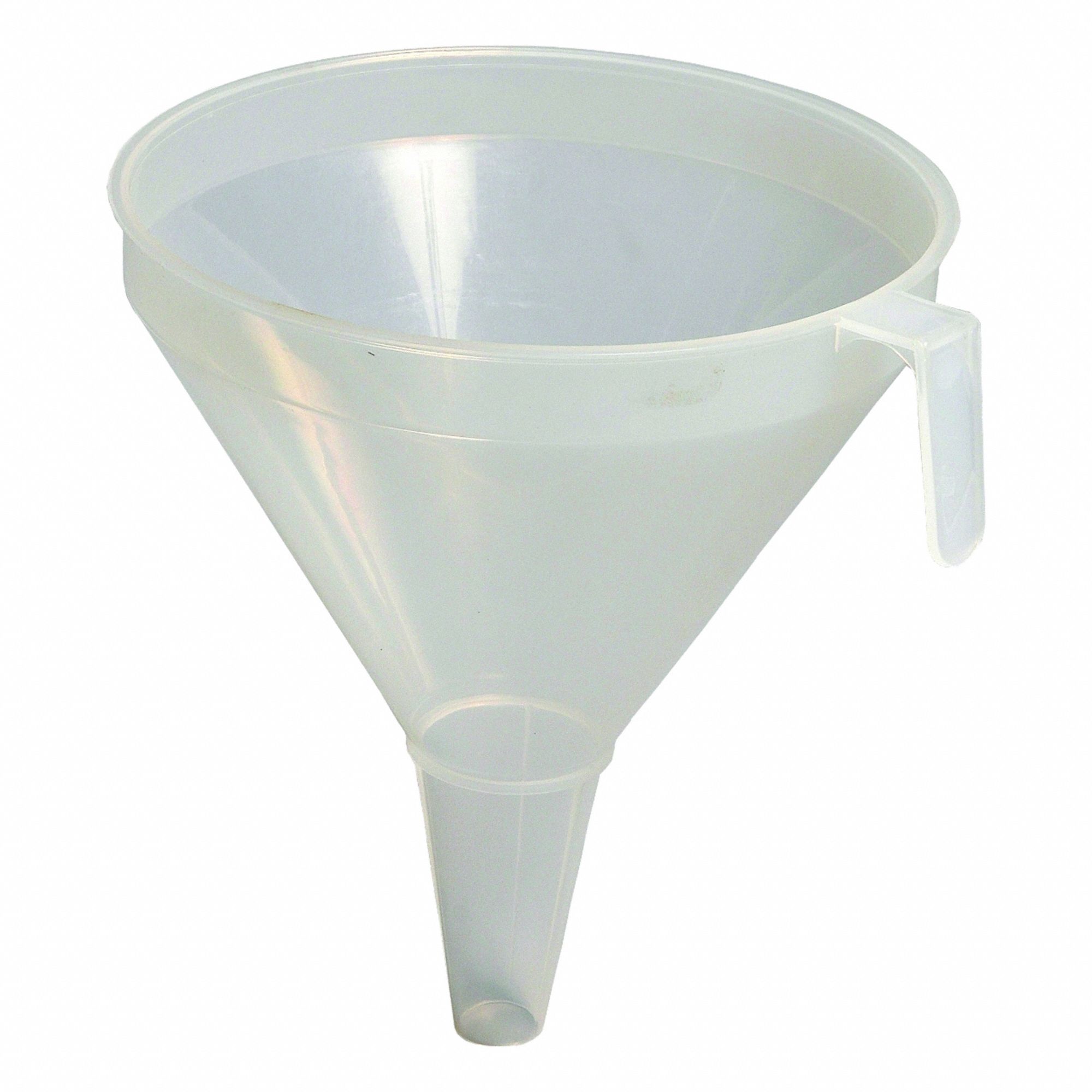 APPROVED VENDOR Lab Funnels: Polypropylene, 84 oz, 245 mm, 248 mm, 90 mm Stem Lg - General Purpose Lab Funnels