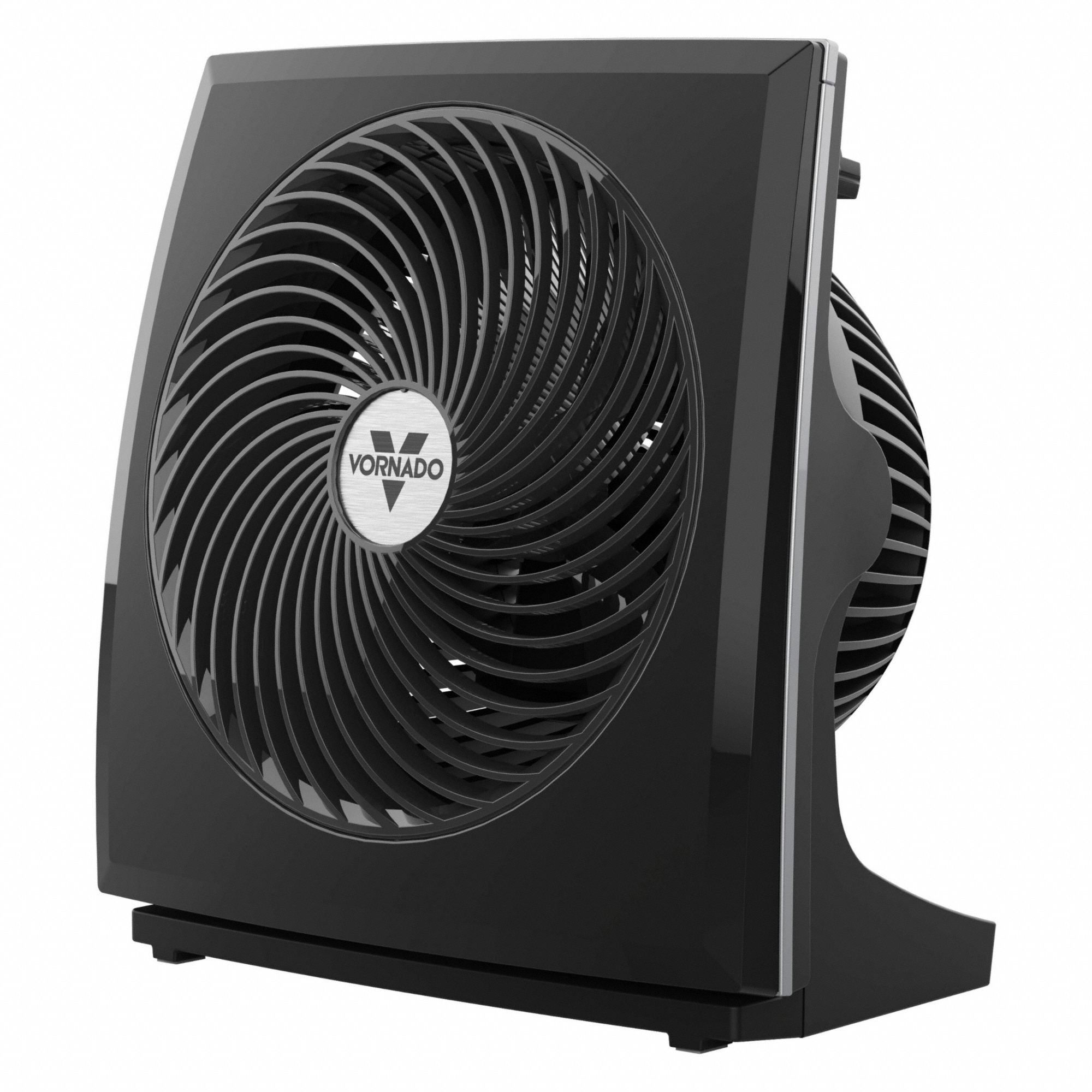 VORNADO Circulating Fan: 7 1/4 in Blade Dia, Non-Oscillating, 3 Speeds, 10 5/16 in Ht, 10 in Wd (MPN CR1-0472-06). Key specifications — Brand: VORNADO; Number of Speeds: 3; Product Type: Circulating Fan; Blade Material: Plastic; Voltage: 120V AC; Fan Housing Material: ABS; Application: Home and Office; Phase: Single.
