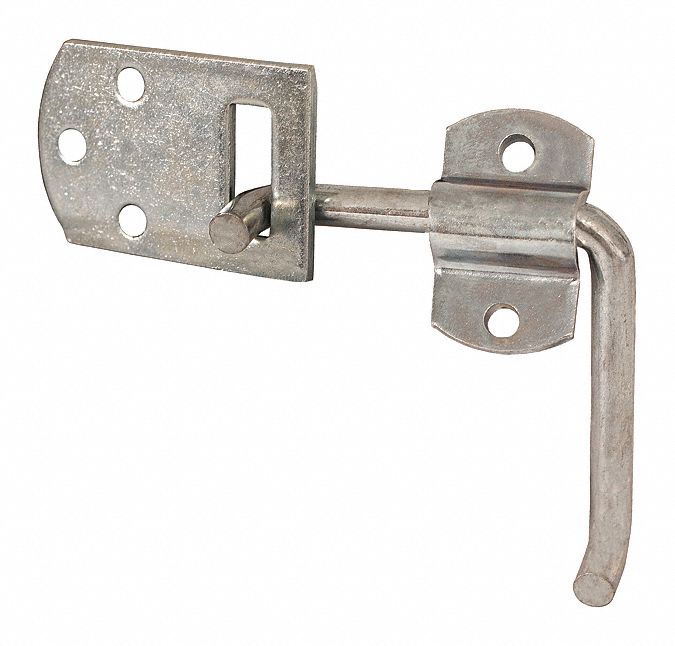 Security Latch Set, Zinc, Corner