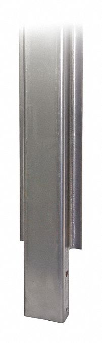 STAKE ASSEMBLY, FOR 3 IN W X 4 3/4 IN D STAKE POCKET, PLAIN FINISH, 47 X 4 1/2 IN, 14 GA STEEL