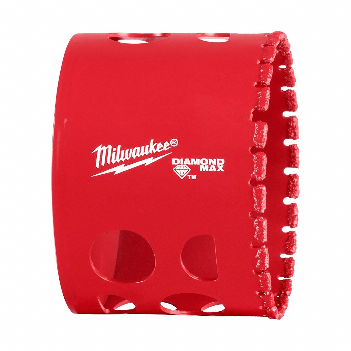 Hole Saw: 2 3/8 in Saw Dia., 1 1/2 in Max. Cutting Dp, 5/8"-18 Thread Size, Diamond Grit