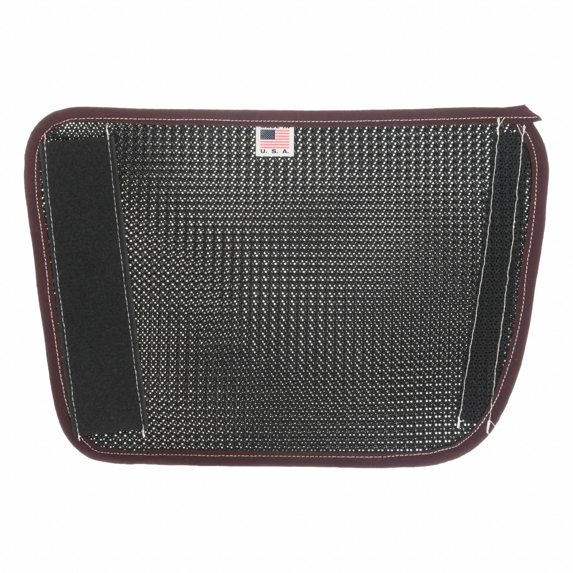 Knit Sleeve: ANSI/ISEA Cut Level A4, Cane Mesh Nylon, Black, Sleeve, Hook-and-Loop, L