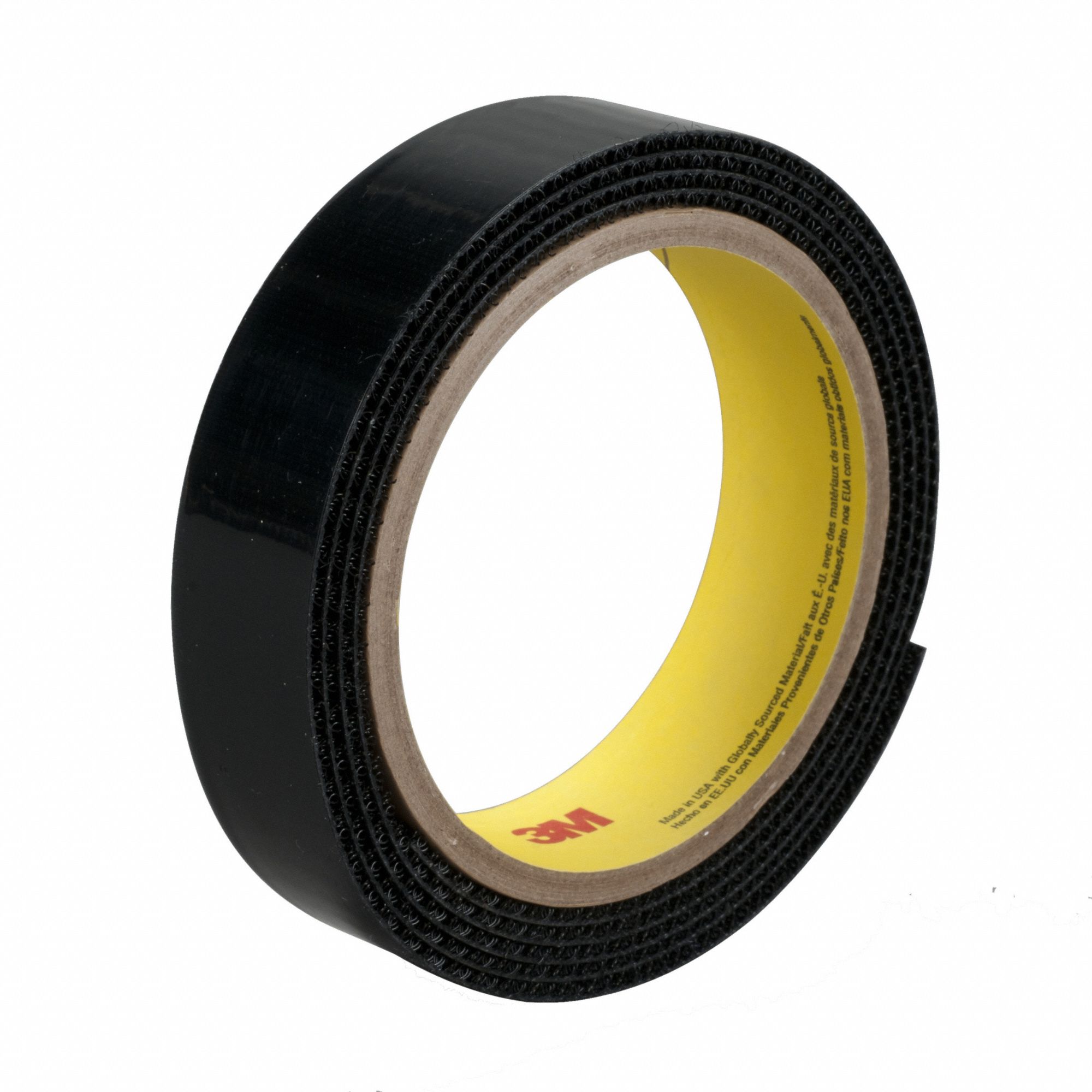 LOOP FASTENER,BLACK,5/8 IN X 50 YD,PK4