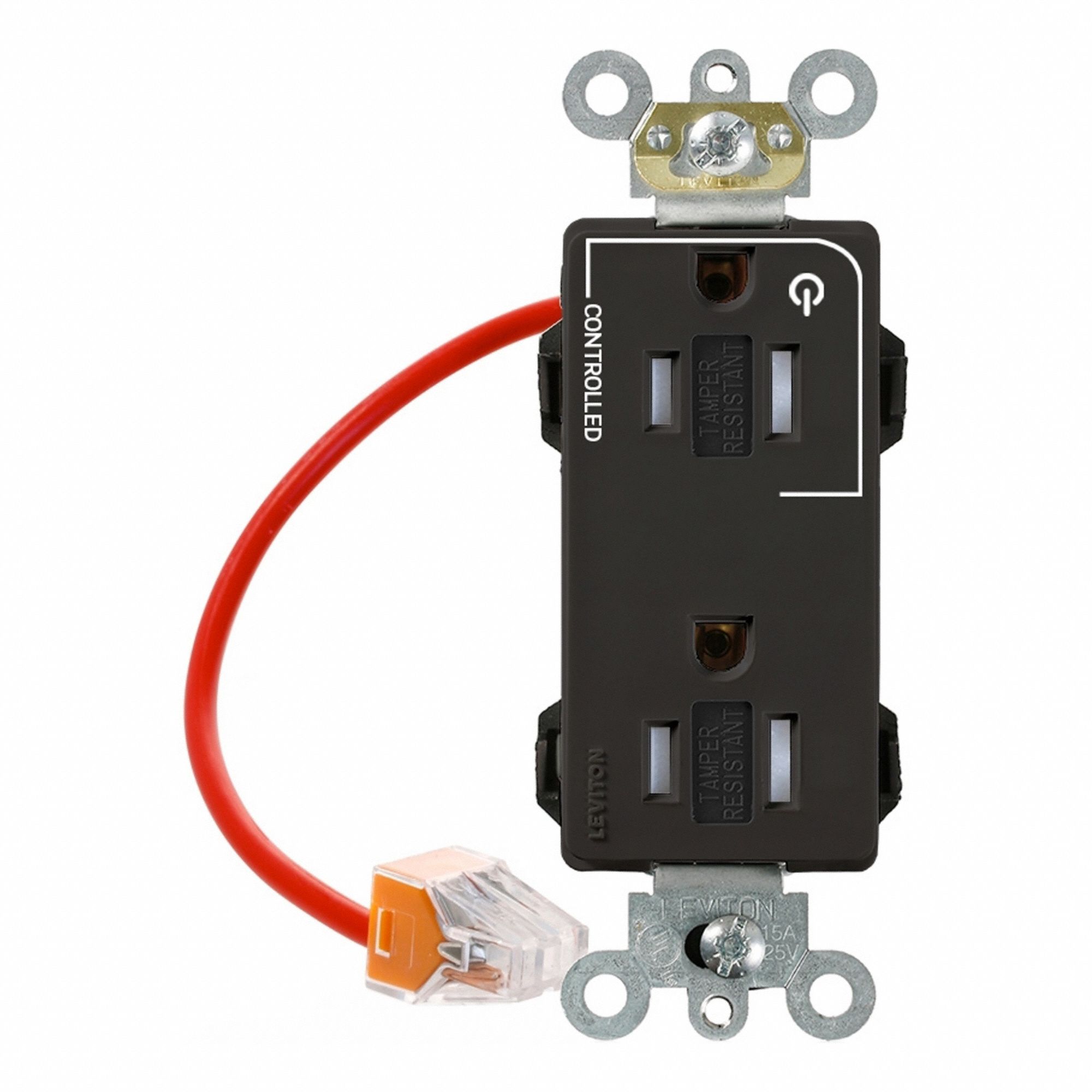 Lev-Lok Dup 15A 125V TR 1MCtrl Blk