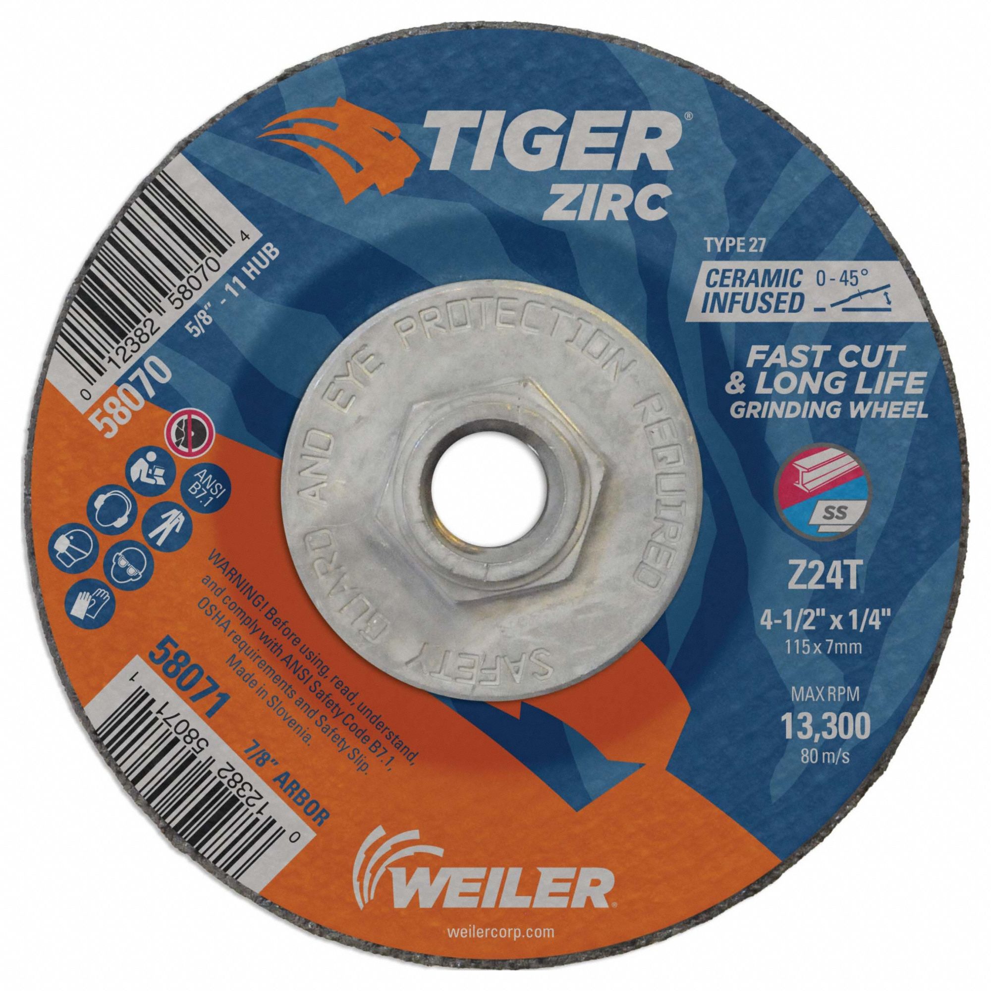 GW-4-1/2 X 1/4 X 5/8-11 Type 27