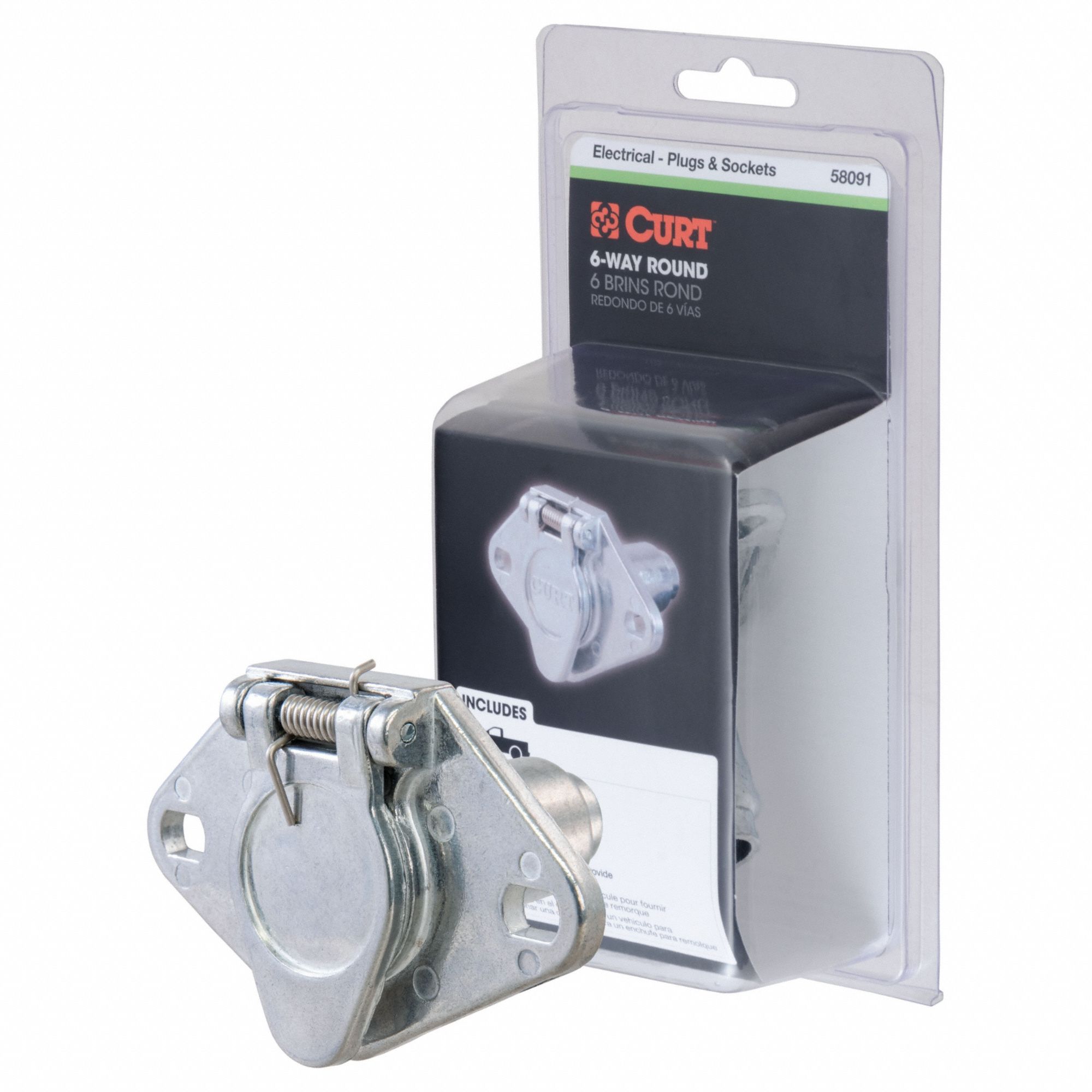 Automotive Electrical Plug: 6-Way, Boat Trailers/Farm Trailers/Horse Trailers/Utility Trailers