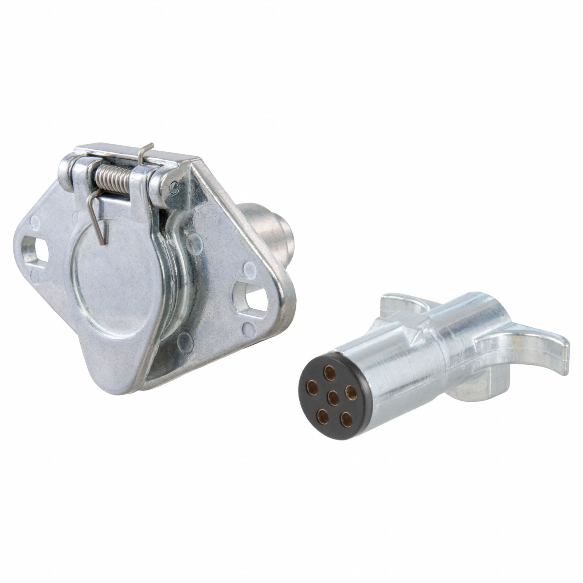 Automotive Electrical Plug: 6-Way, Trailer and Tow Vehicle, Dust Cover