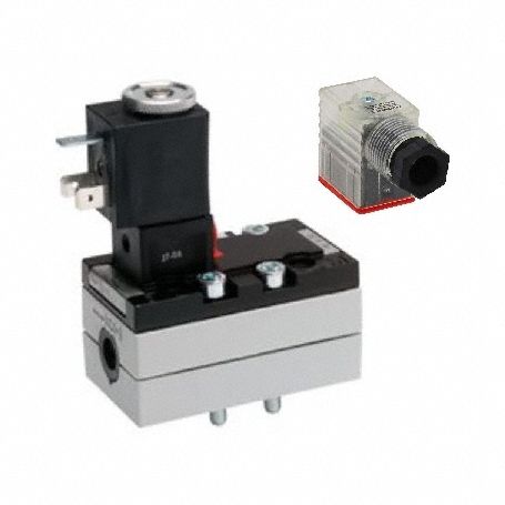 Solenoid Air Control Valve: Series 581, Double Solenoid, Five-Way / Two-Position, Female