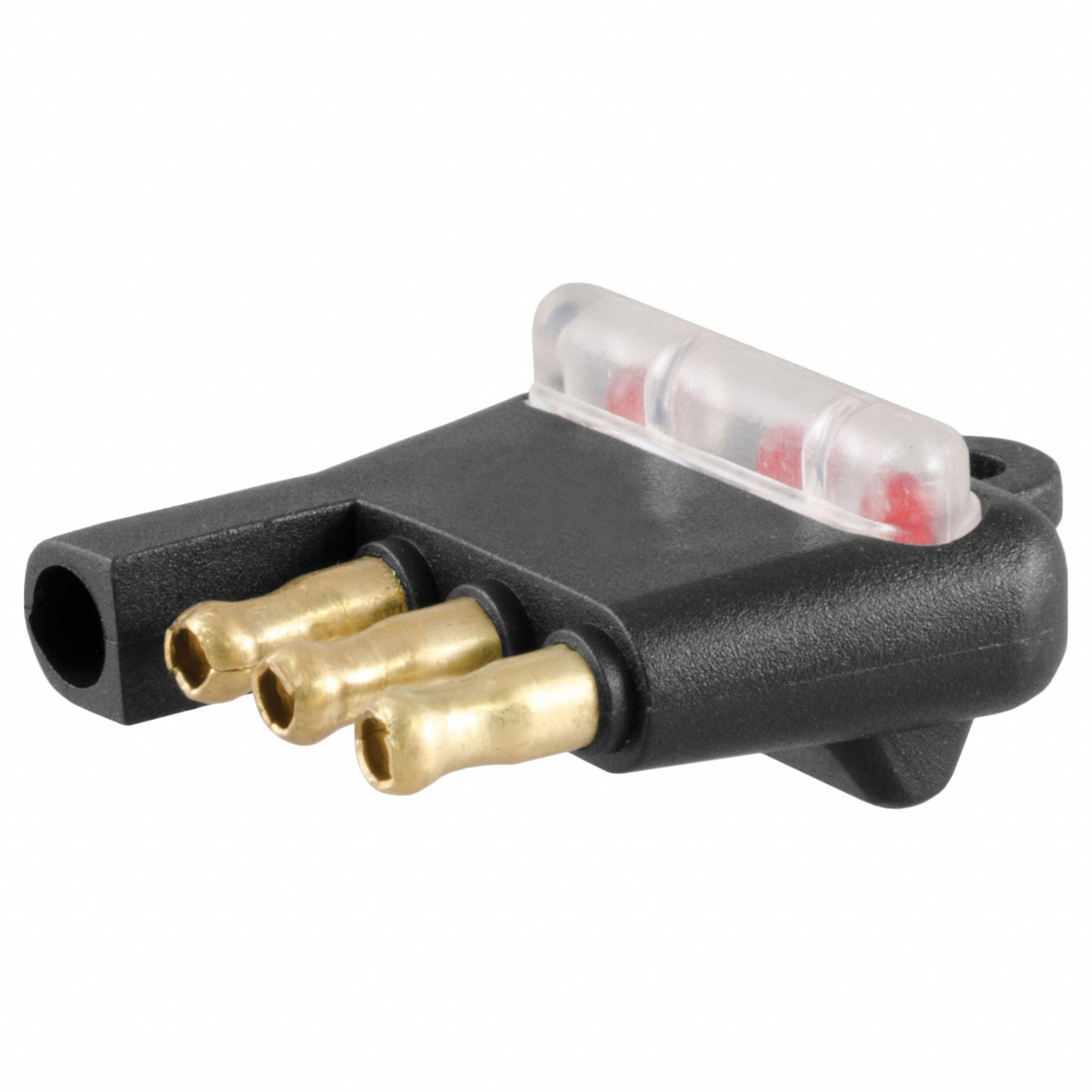 Automotive Electrical Plug: 4-Way, Plastic, Trailer and Tow Vehicle