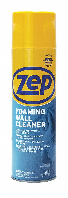 ZEP COMMERCIAL, 12, PK, Foaming Wall Cleaner,18oz,PK12 - 583F52