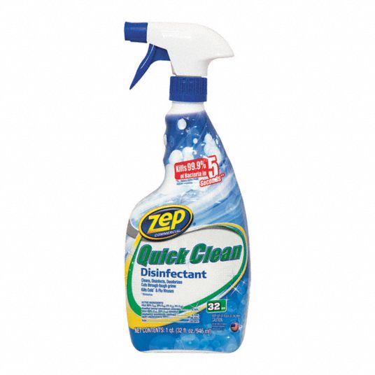 Zep Commercial Tub 12 Quick Cleandisinfectant32ozpk12 583f59zuqcd32 Grainger 3900