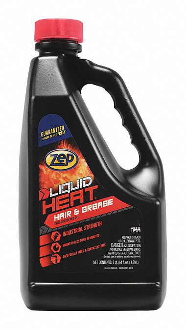 Zep liquid heat 2025 drain opener sds