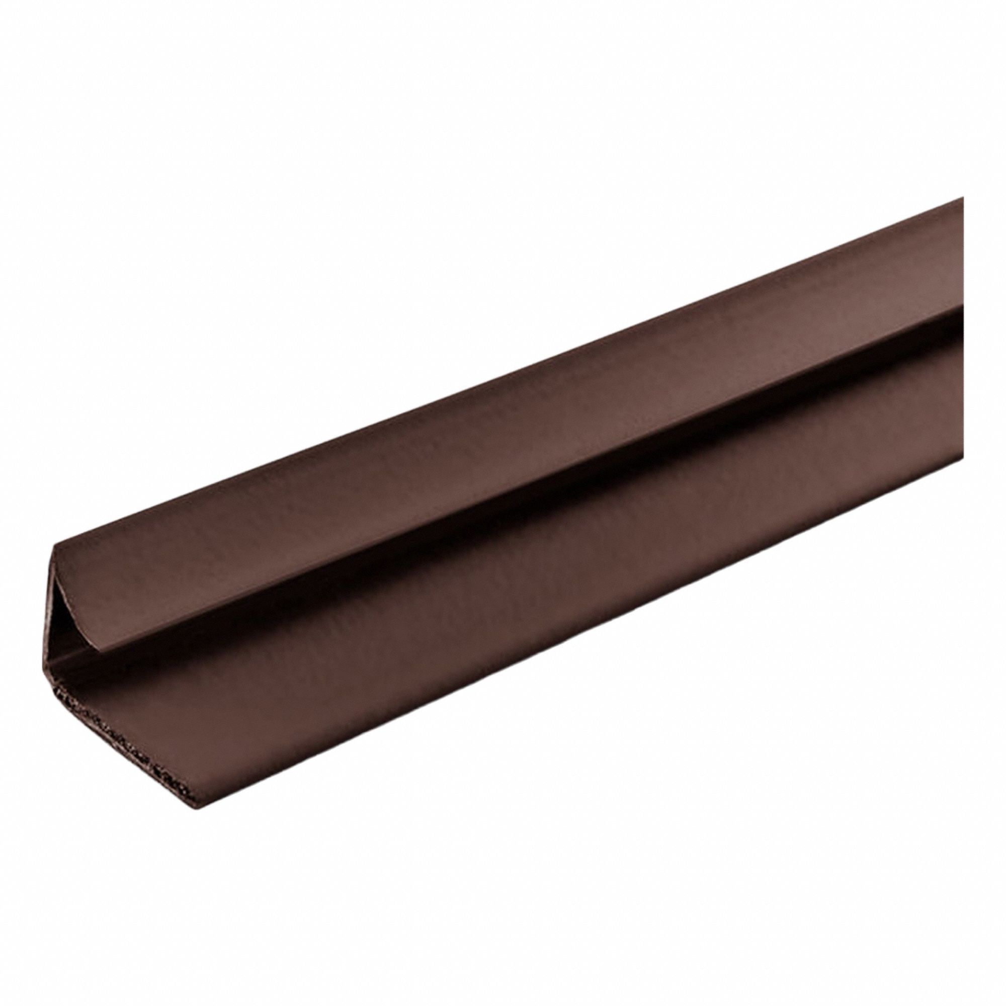 Fire and Smoke Seal: Batwing, Self-Adhesive Mounting, Std, Elastomeric/Graphite/Vinyl, Brown