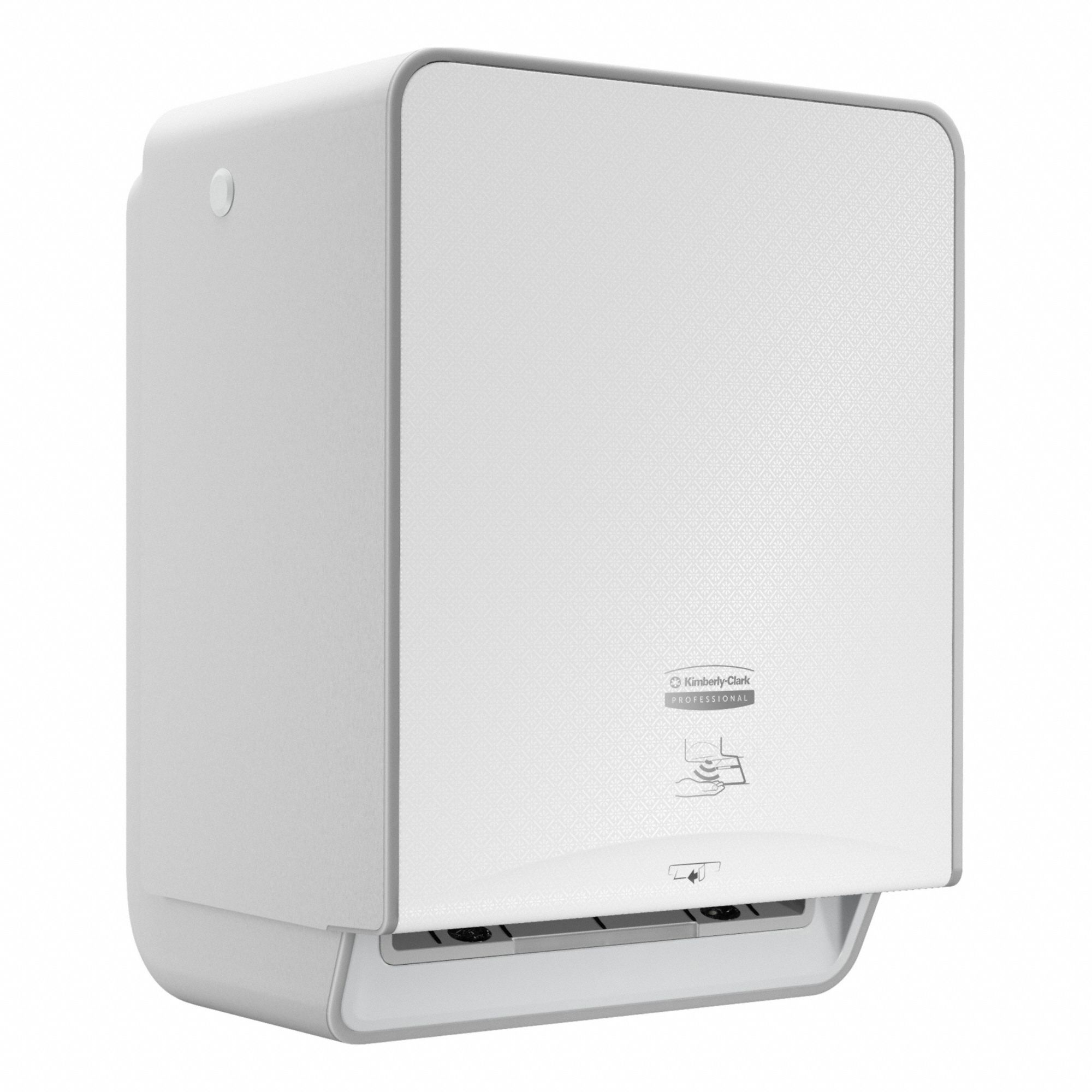 Paper Towel Dispenser: Hardwound, 8 in Paper Towel Wd, 1 3/4 in, Plastic