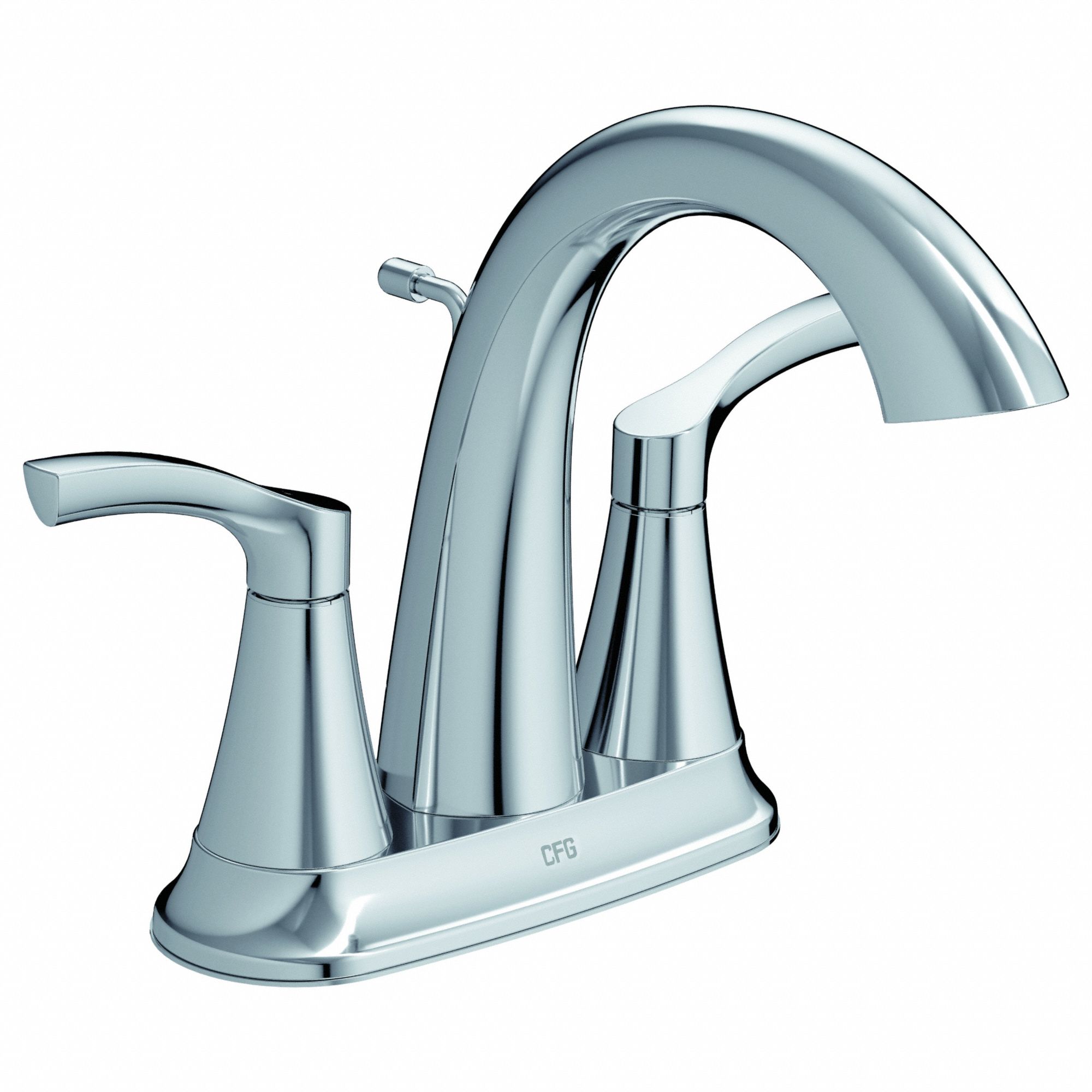 Bathroom Faucet Chrome Metal 1.2 gpm