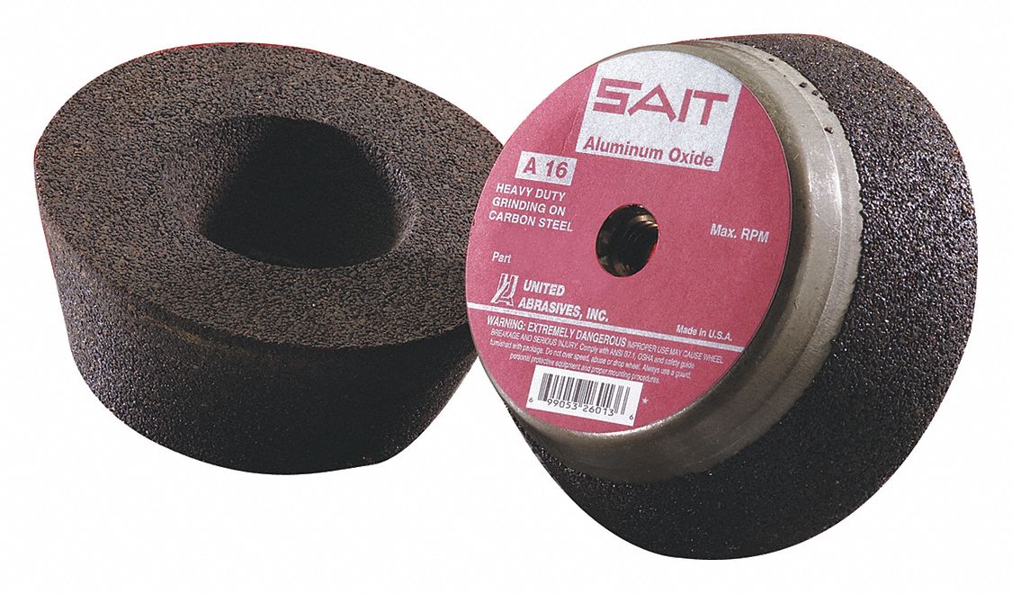 CUP WHEEL, 6 IN X 2 IN X 5/8