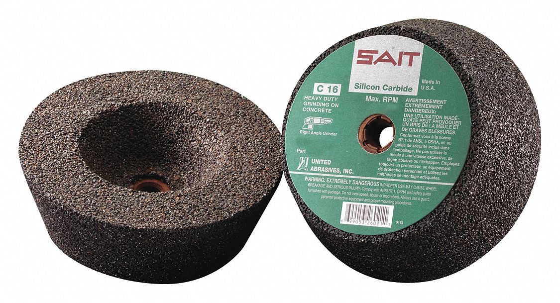 WHEEL CUP 6 X 2 X 5/8-11 C16 M-B