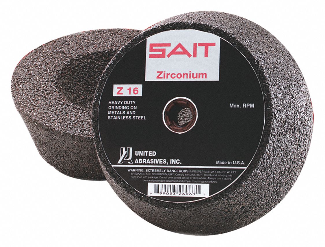 WHEEL CUP 6 X 2 X 5/8-11 ZIRCX