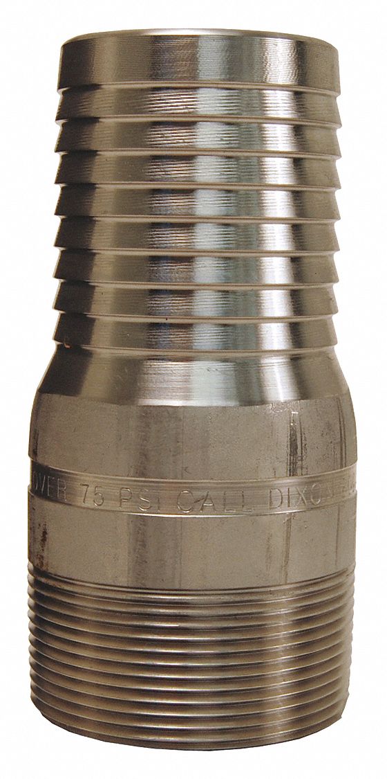 DIXON VALVE & COUPLING Barbed Hose Fitting, Fitting Material 316