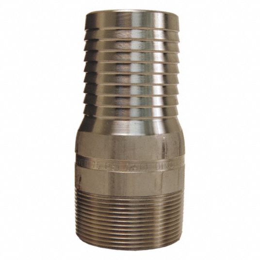 1 in x 1 in Fitting Size, Male x Male, Barbed Steam Hose Fitting