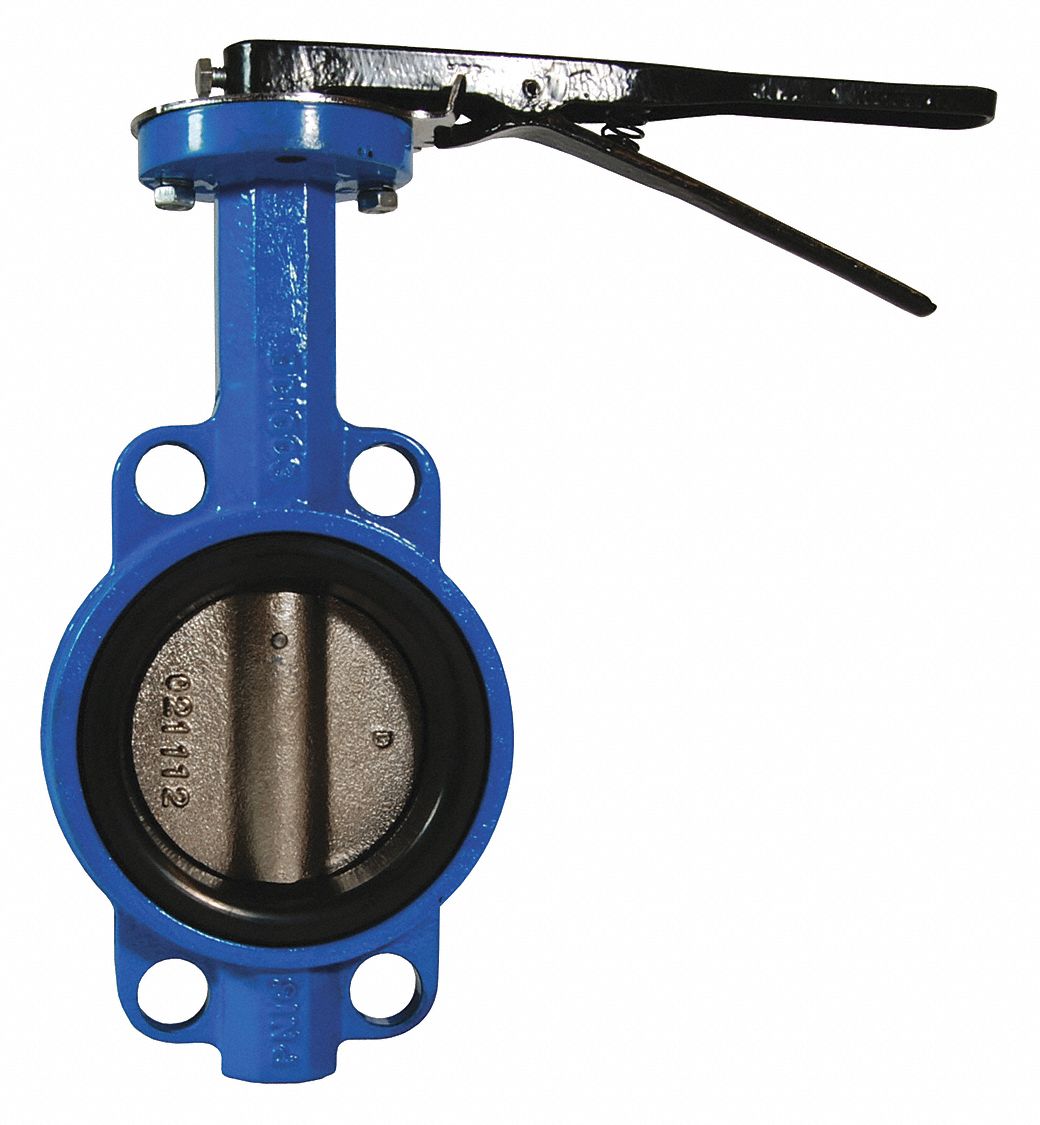 Wafer, 150lb., Butterfly Valve IronDisc, 4"