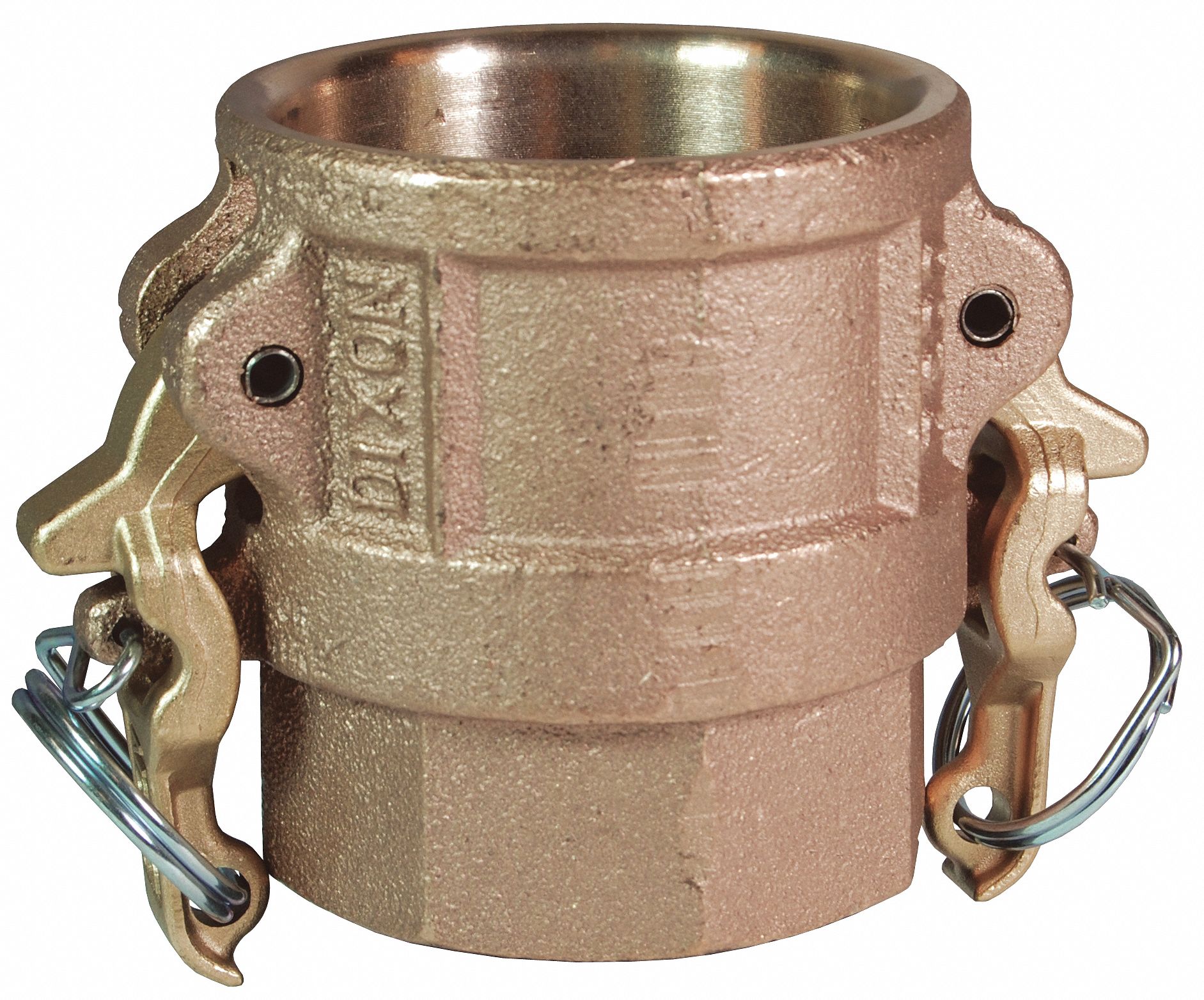 Cam and Groove Coupling: 2 1/2 in Coupling Size, 2 1/2 in Hose Fitting Size, 2-1/2 in -8 Thread Size