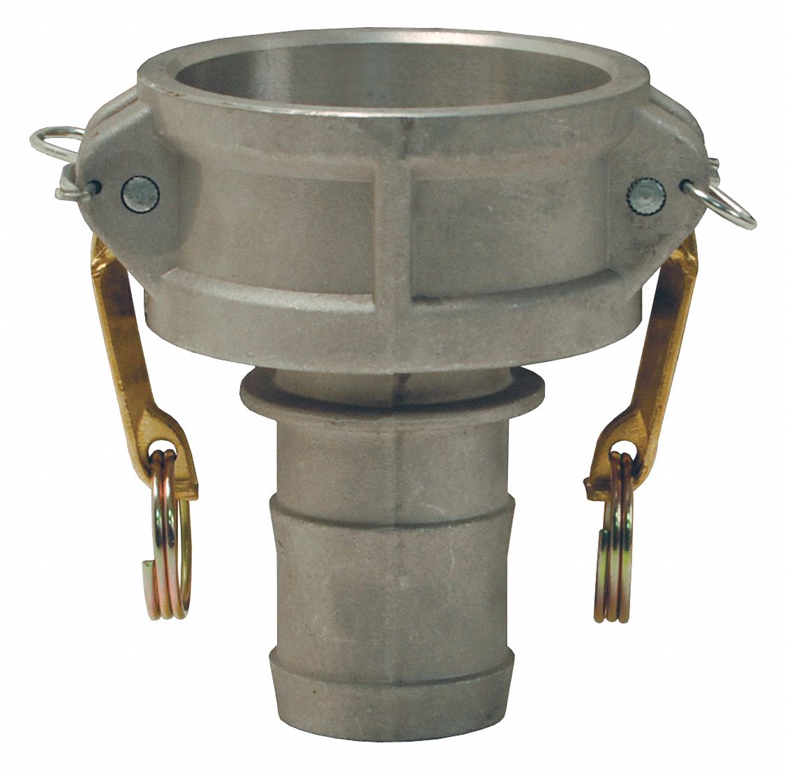 Cam and Groove Coupling: 3 in Coupling Size, 4 in Hose Fitting Size, 8 1/2 in Overall Lg, Nitrile