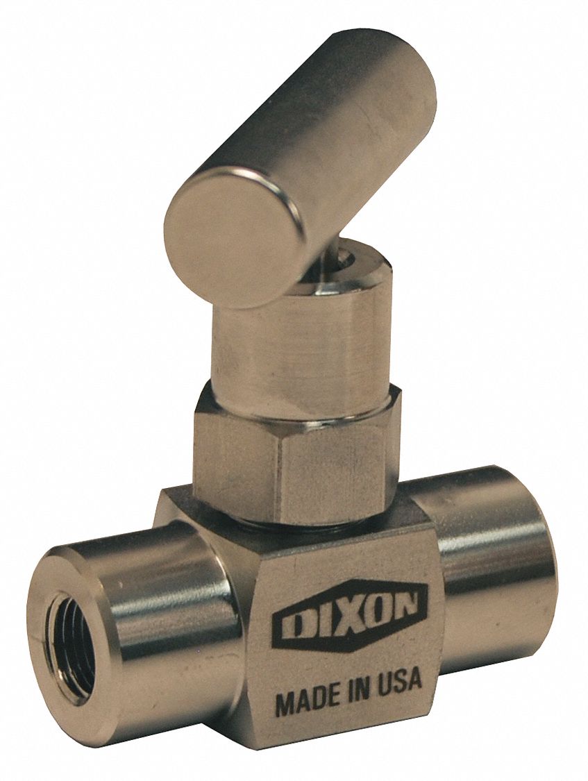 Mini Needle Valve Female to Female, 1/4"