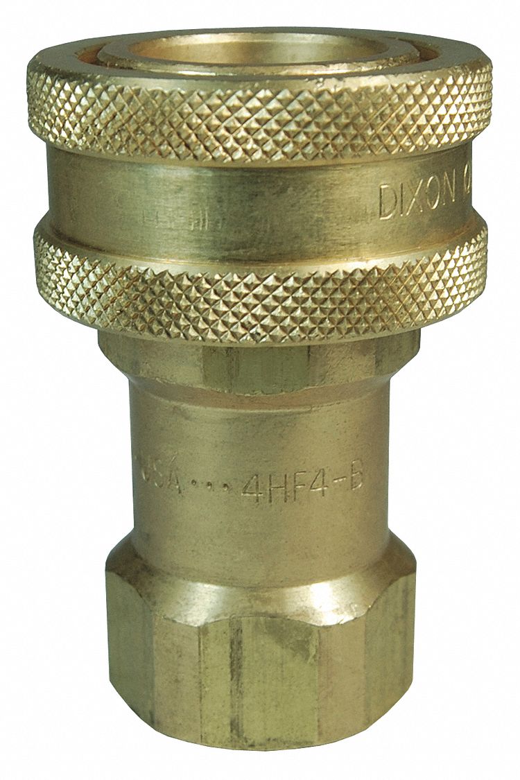 HSeries Poppet FNPT 1/4 Coupler 1/4 BR