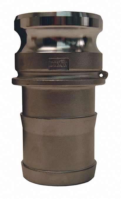 Cam/Groove, Adapter x Hose, Shank 4", SS