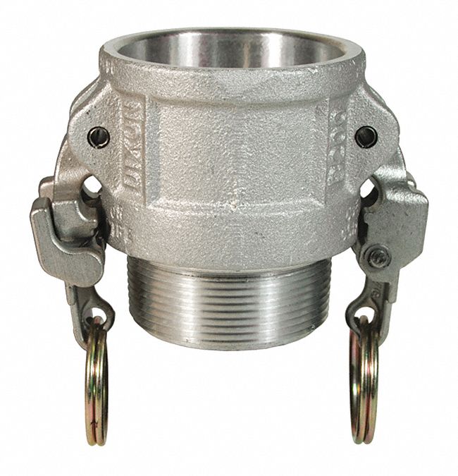 EZ Cam and Groove, Coupler x MNPT, 2", SS