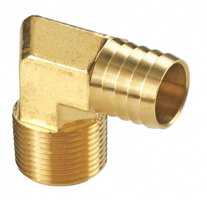 Hose Barb x NPTF, 1 in x 1 in Fitting Size, Standard Hose Fittings