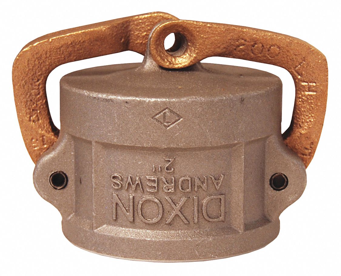 Cam and Groove,Lockable Dust Cap,AL,3" 58DE98300DCLAL Grainger