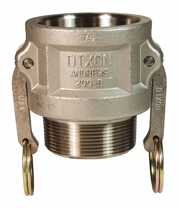 Cam and Groove, Coupler x MNPT 3/4", SS