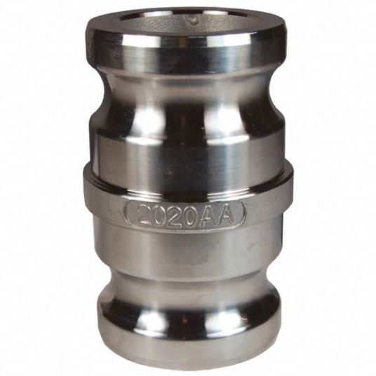 1 1/2 in Coupling Size, 250 psi Max. Working Pressure @ 70 F, Cam and  Groove Spool Adapter - 55MG85