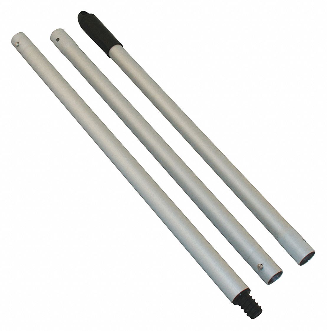 Aluminum Broom Thread Handle 5 ft 3 pcs