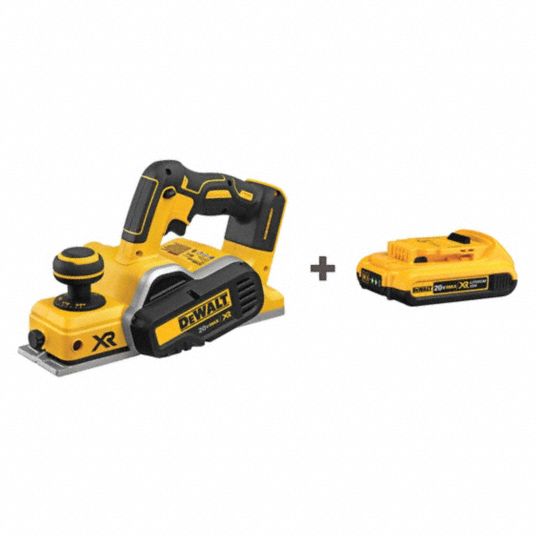DEWALT, 20V MAX*, Battery Included, Cordless Planer Kit 58JL81